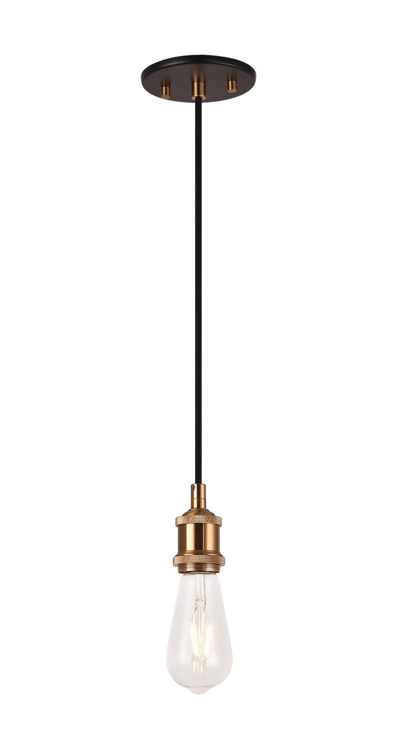 Bulstrode'S Workshop One Light Pendant in Aged Gold Brass - available from The Lighting Shoppe, trusted by Canadian homeowners