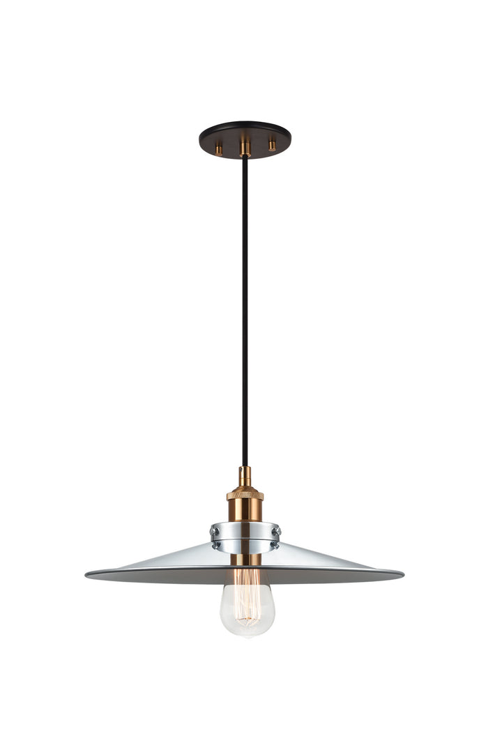 Bulstrode'S Workshop One Light Pendant in Aged Gold Brass - available from The Lighting Shoppe, trusted by Canadian homeowners