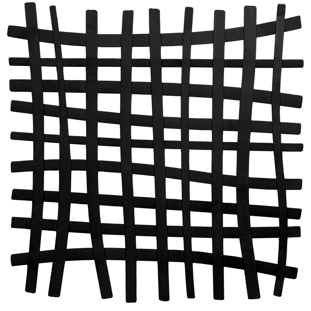 Gridlines Wall Decor in Matte Black - available from The Lighting Shoppe, trusted by Canadian homeowners