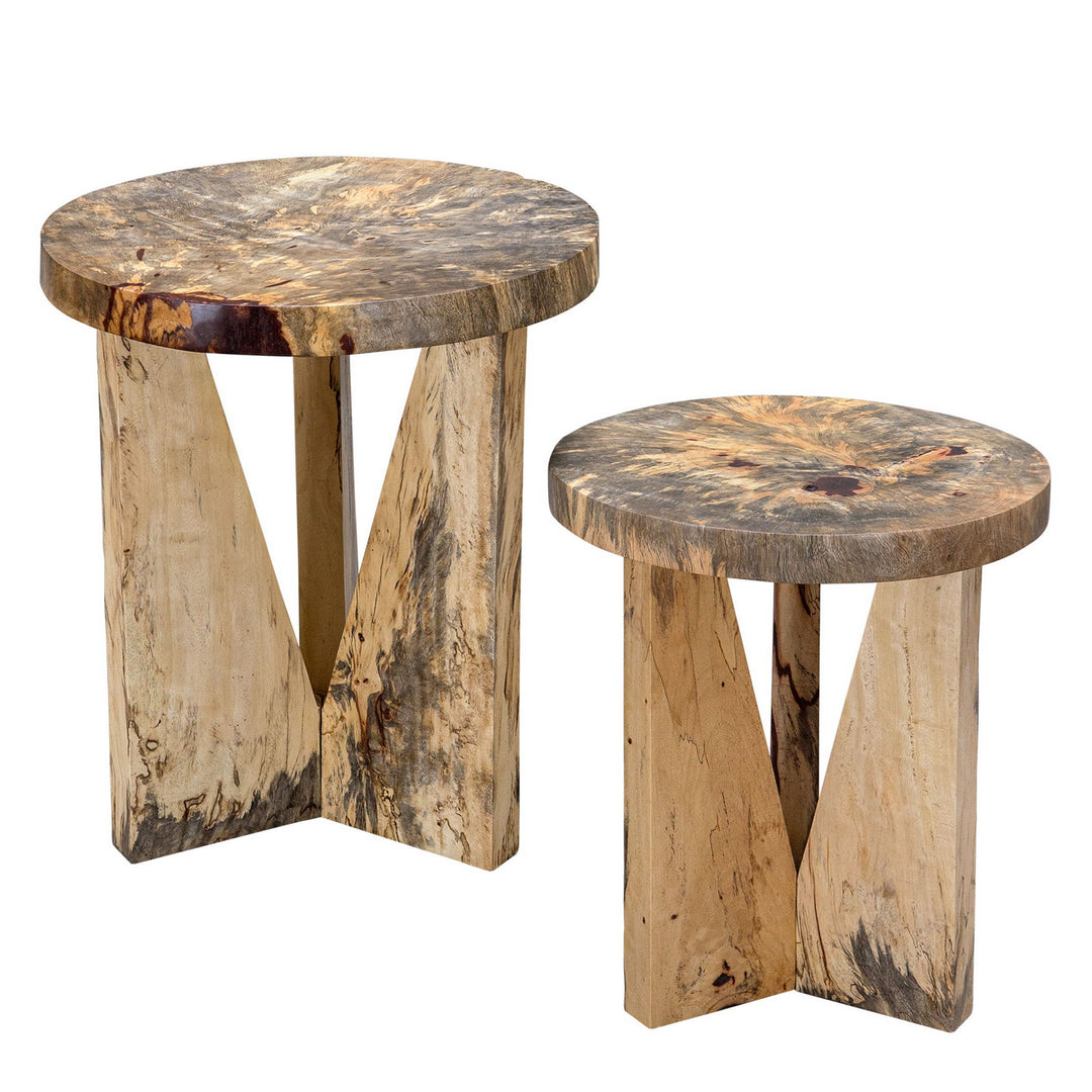 Nadette Nesting Tables, S/2 in Natural - available from The Lighting Shoppe, trusted by Canadian homeowners