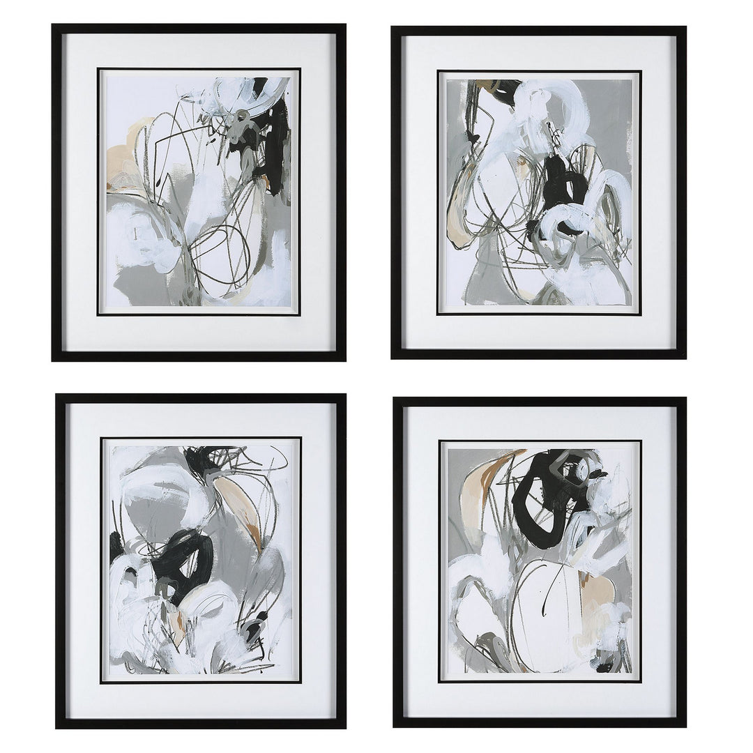 Tangled Threads Framed Prints in Black - available from The Lighting Shoppe, trusted by Canadian homeowners