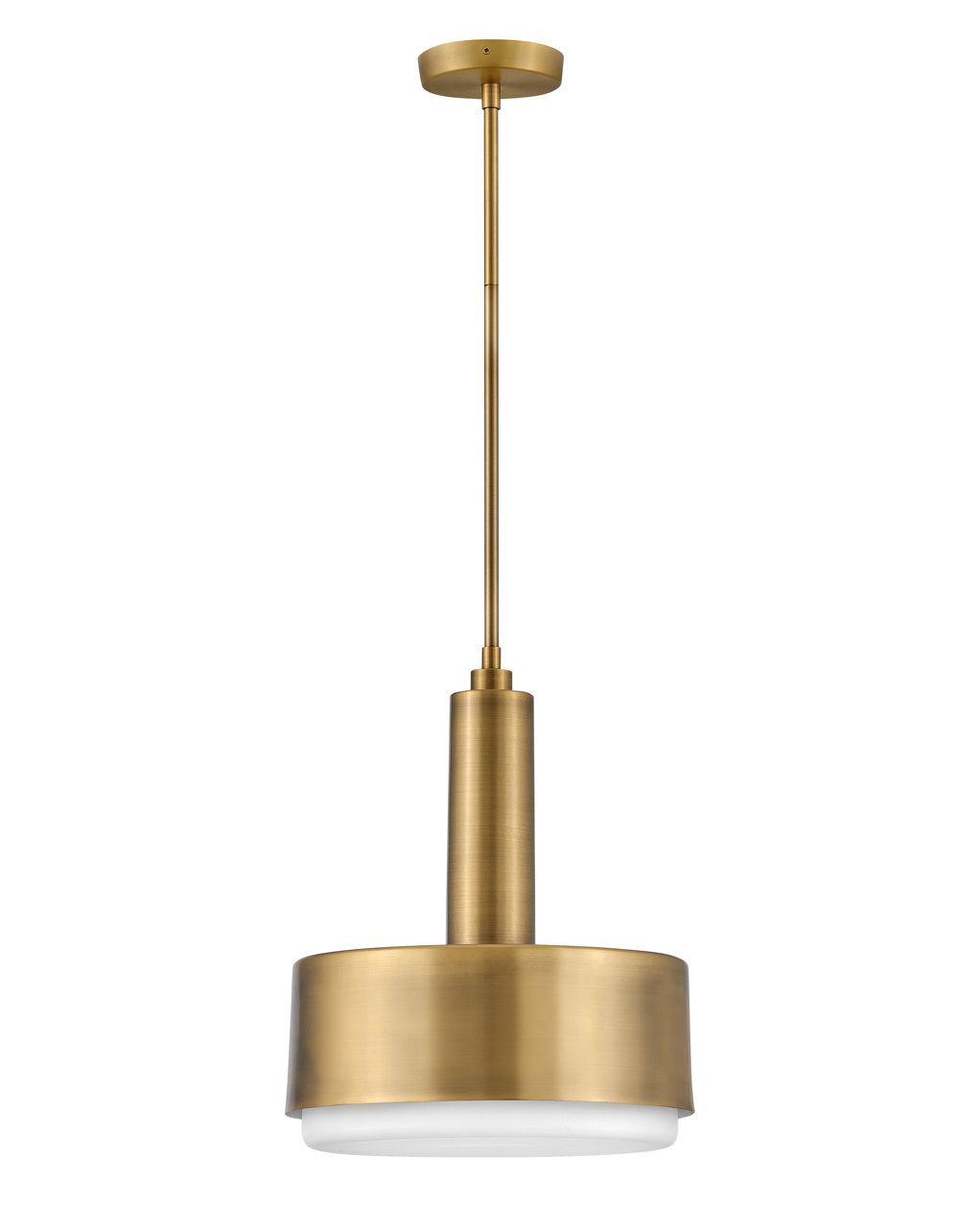 Cedric LED Pendant in Lacquered Brass - available from The Lighting Shoppe, trusted by Canadian homeowners