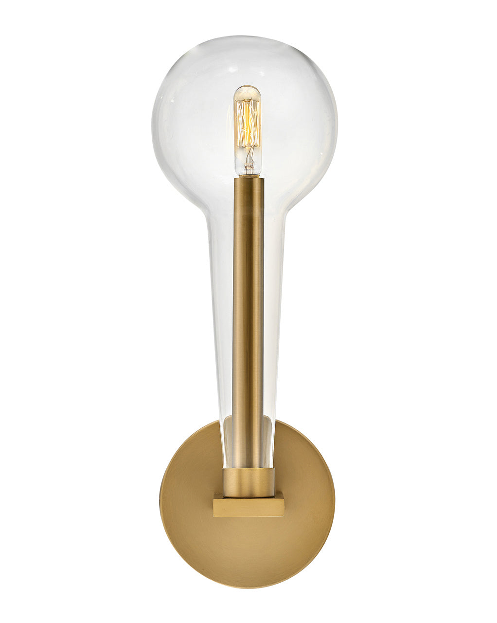 Alchemy LED Wall Sconce in Lacquered Brass - available from The Lighting Shoppe, trusted by Canadian homeowners