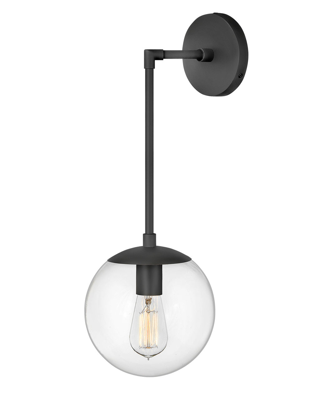 Warby LED Wall Sconce in Black - available from The Lighting Shoppe, trusted by Canadian homeowners