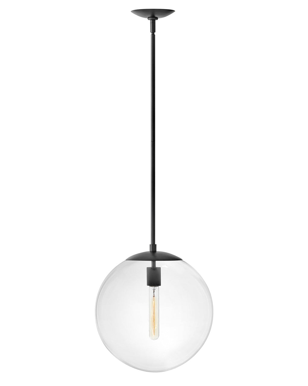 Warby LED Pendant in Black - available from The Lighting Shoppe, trusted by Canadian homeowners