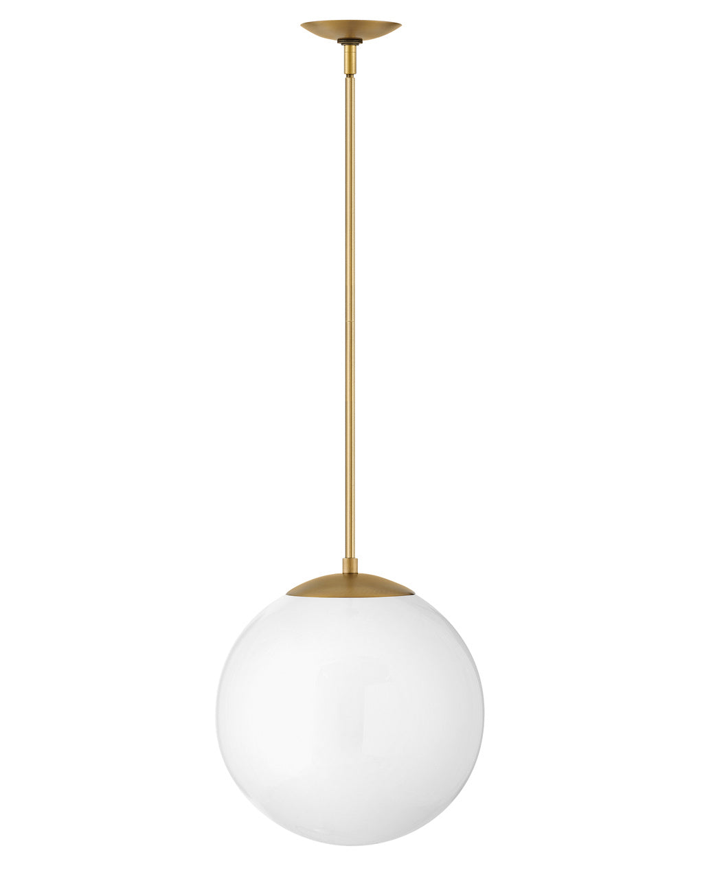 Warby LED Pendant in Heritage Brass - available from The Lighting Shoppe, trusted by Canadian homeowners