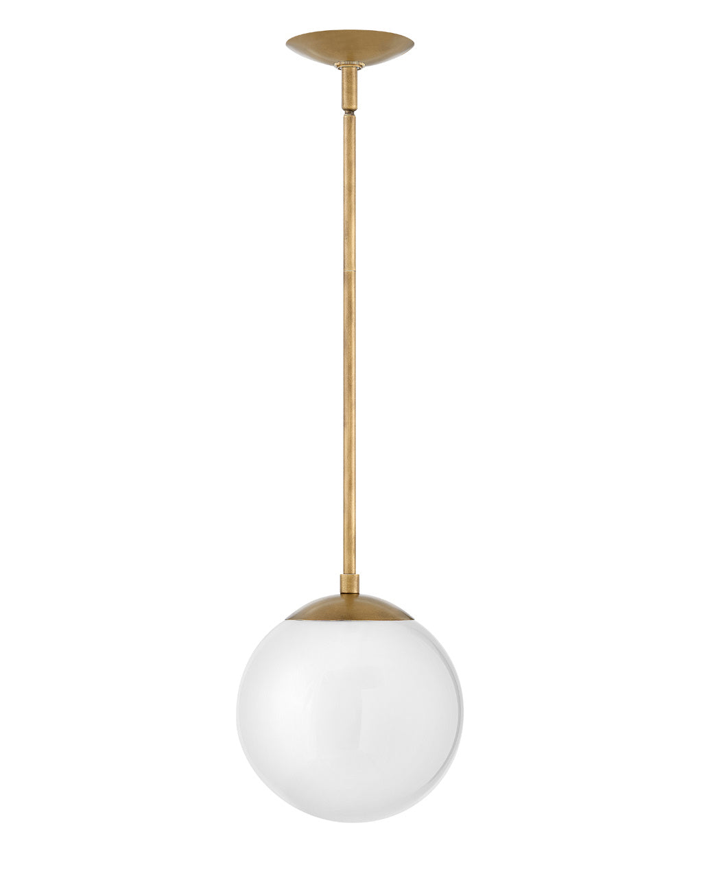 Warby LED Pendant in Heritage Brass - available from The Lighting Shoppe, trusted by Canadian homeowners