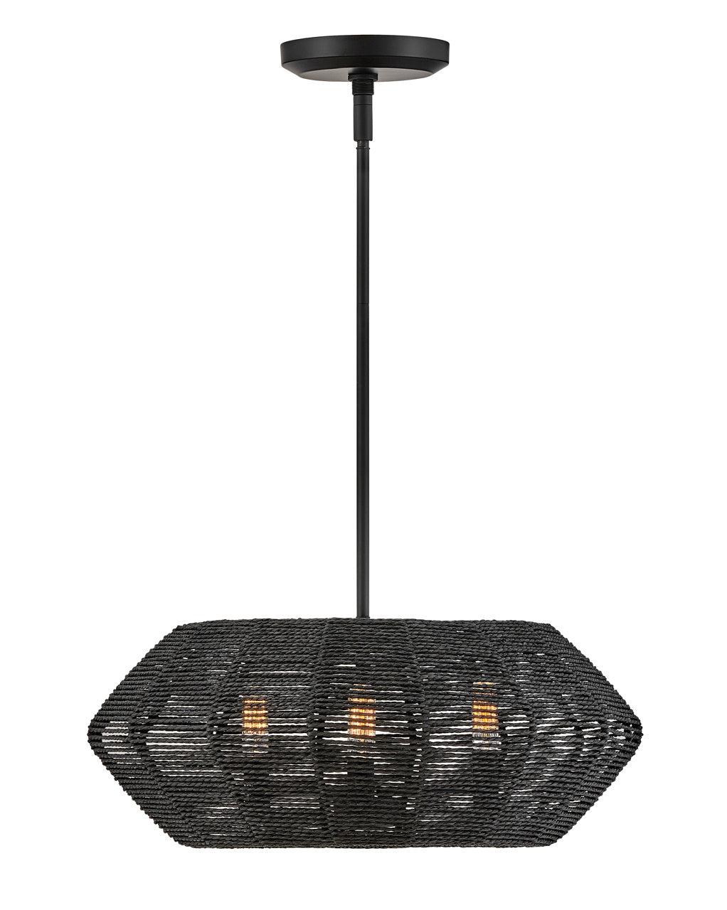 Luca LED Chandelier in Black - available from The Lighting Shoppe, trusted by Canadian homeowners