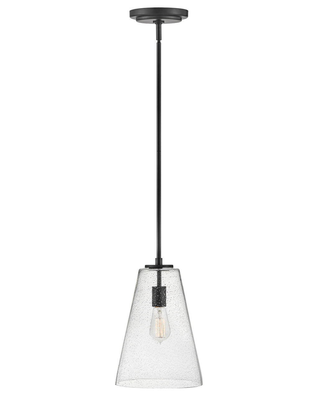 Vance LED Pendant in Satin Black - available from The Lighting Shoppe, trusted by Canadian homeowners