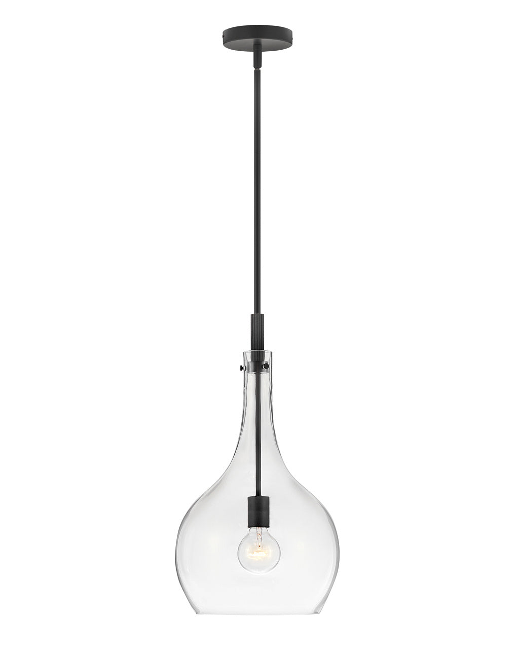 Ziggy LED Pendant in Black - available from The Lighting Shoppe, trusted by Canadian homeowners