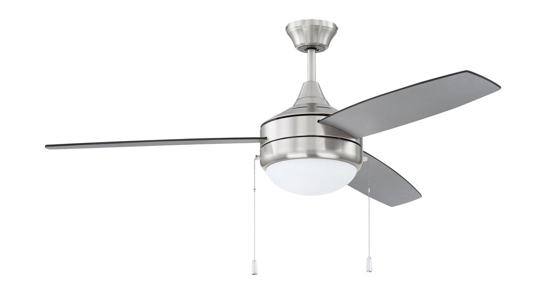 Phaze Energy Star 3 52"Ceiling Fan in Brushed Polished Nickel - available from The Lighting Shoppe, trusted by Canadian homeowners