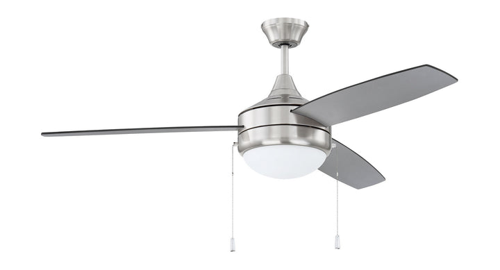 Phaze Energy Star 3 52"Ceiling Fan in Brushed Polished Nickel - available from The Lighting Shoppe, trusted by Canadian homeowners
