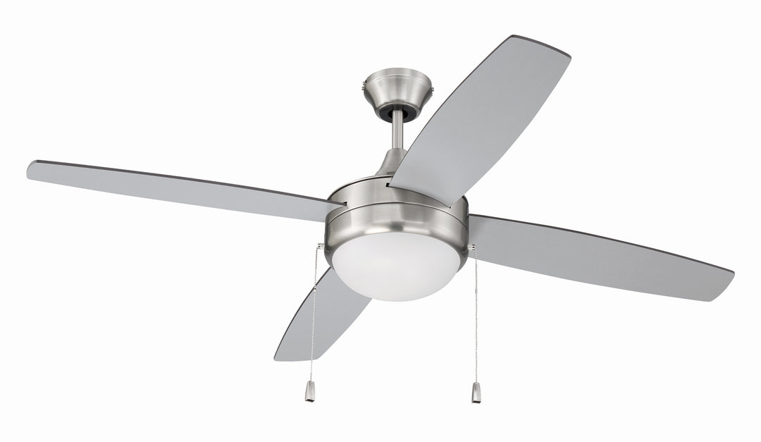 Craftmade Canada - EPHA52BNK4-BNGW - 52"Ceiling Fan - Phaze Energy Star 4 - Brushed Polished Nickel