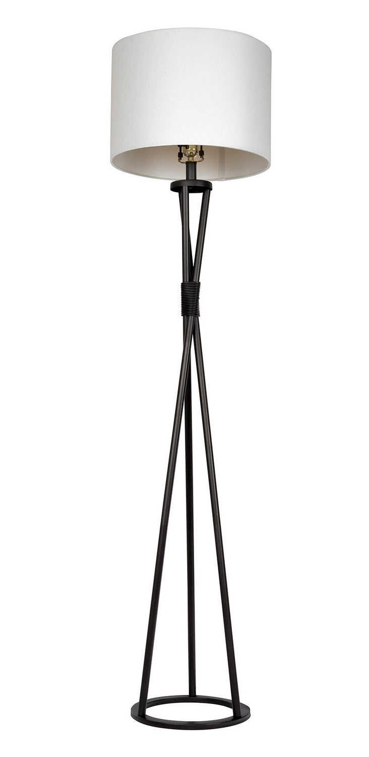 Table Lamp One Light Floor Lamp in Flat Black - available from The Lighting Shoppe, trusted by Canadian homeowners