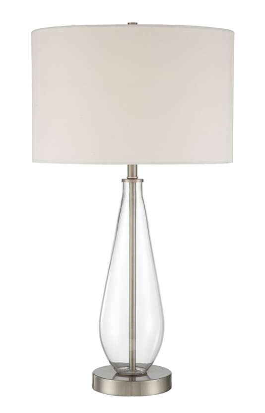 Table Lamp One Light Table Lamp in Brushed Polished Nickel - available from The Lighting Shoppe, trusted by Canadian homeowners