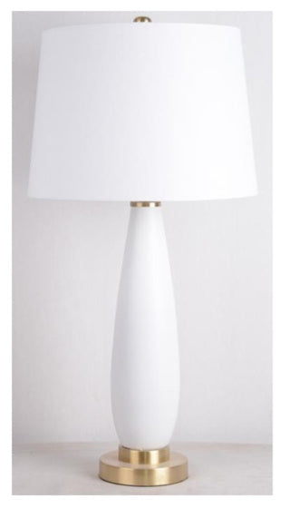 Table Lamp One Light Table Lamp in Satin Brass - available from The Lighting Shoppe, trusted by Canadian homeowners