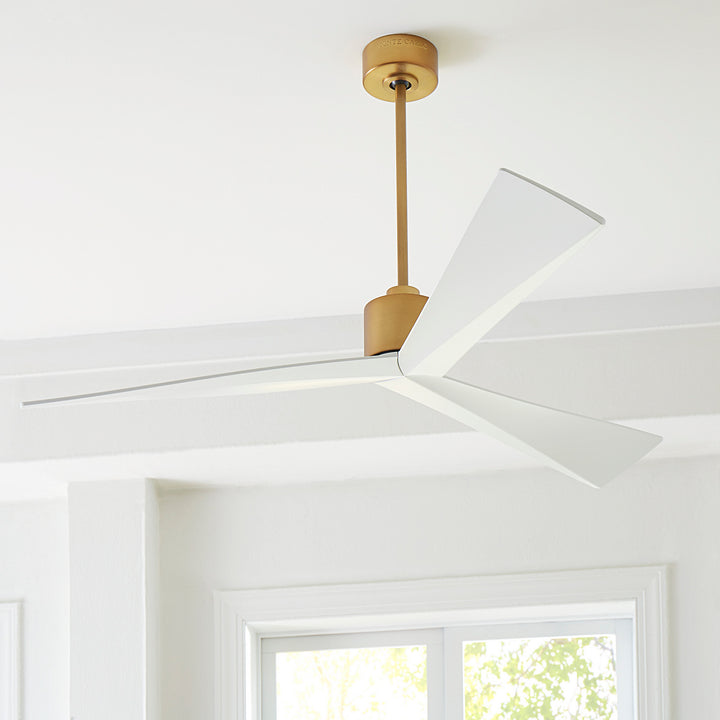Visual Comfort Fan Canada - 3ADR60BBS - 60"Ceiling Fan - Adler - Burnished Brass