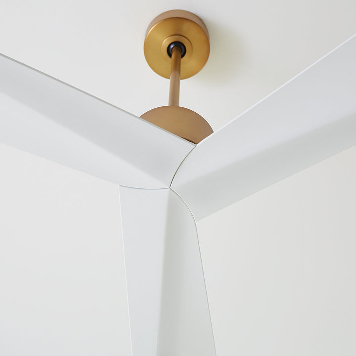 Visual Comfort Fan Canada - 3ADR60BBS - 60"Ceiling Fan - Adler - Burnished Brass