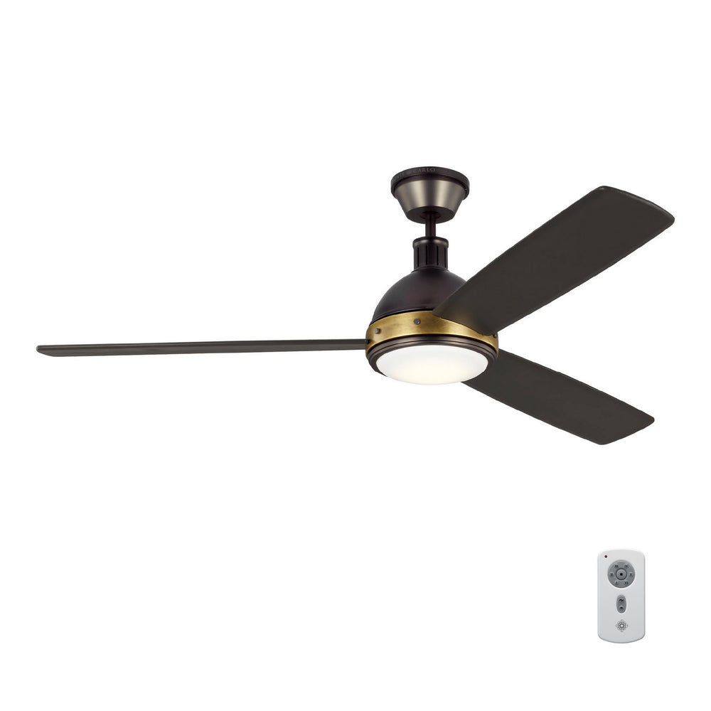 Visual Comfort Fan Canada - 3HCKR60BNZHABD - 60"Ceiling Fan - Hicks - Deep Bronze