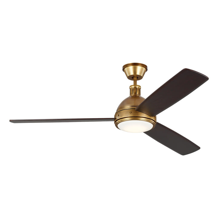Hicks 60"Ceiling Fan in Hand Rubbed Antique Brass - available from The Lighting Shoppe, trusted by Canadian homeowners