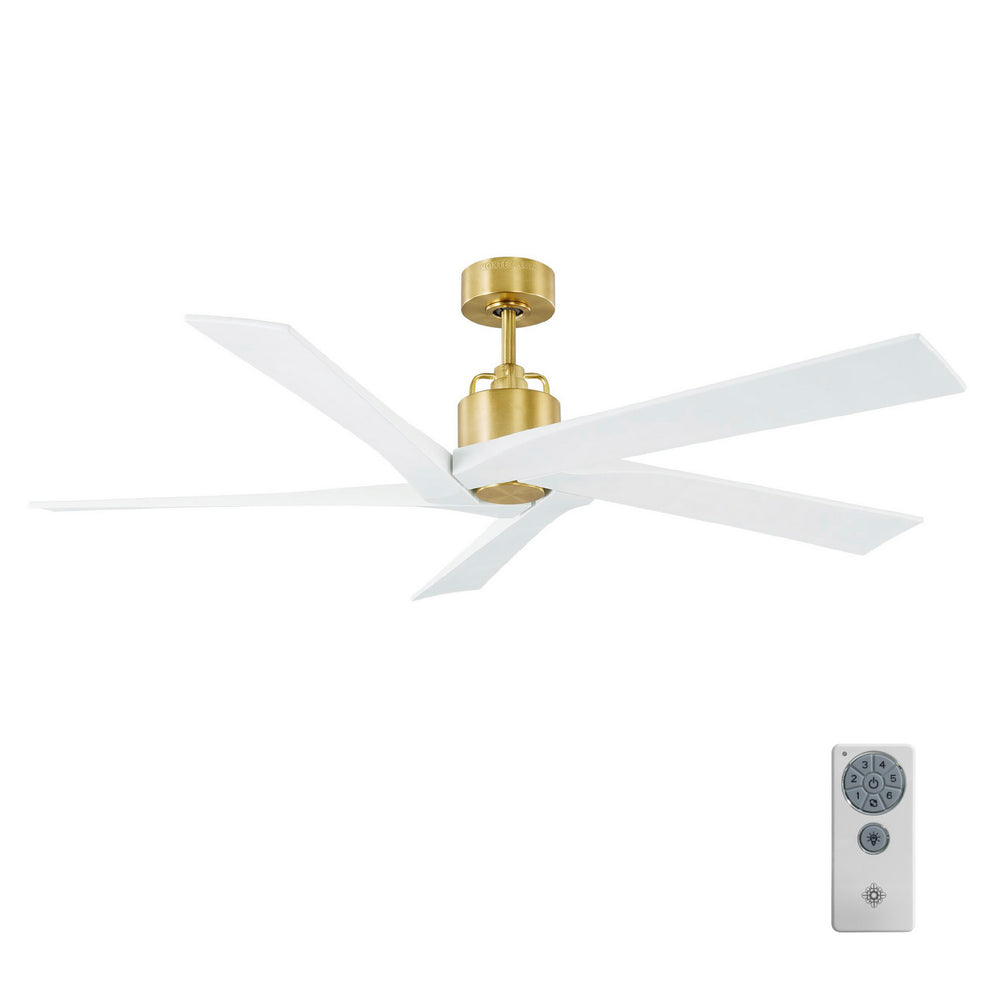 Visual Comfort Fan Canada - 5ASPR56BBS - 56"Ceiling Fan - Aspen - Burnished Brass