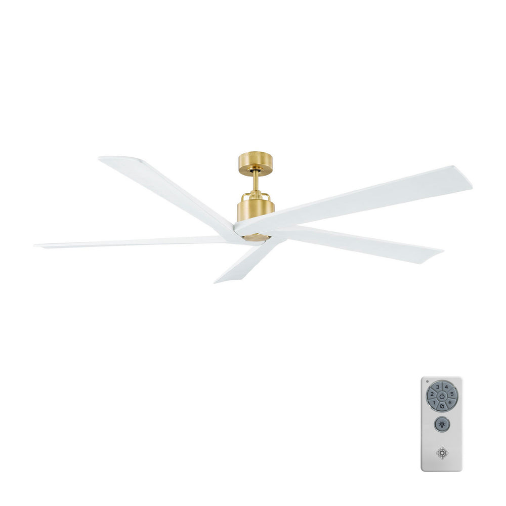 Visual Comfort Fan Canada - 5ASPR70BBS - 70"Ceiling Fan - Aspen - Burnished Brass