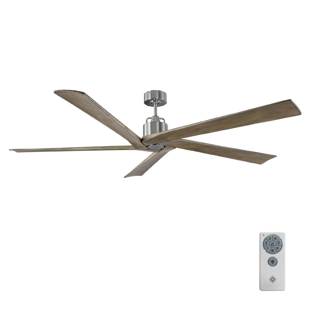 Visual Comfort Fan Canada - 5ASPR70BS - 70"Ceiling Fan - Aspen - Brushed Steel
