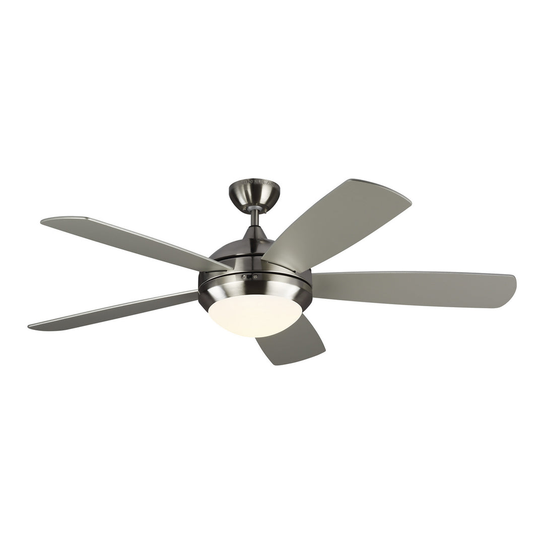 Discus 52" Ceiling Fan in Brushed Steel - available from The Lighting Shoppe, trusted by Canadian homeowners