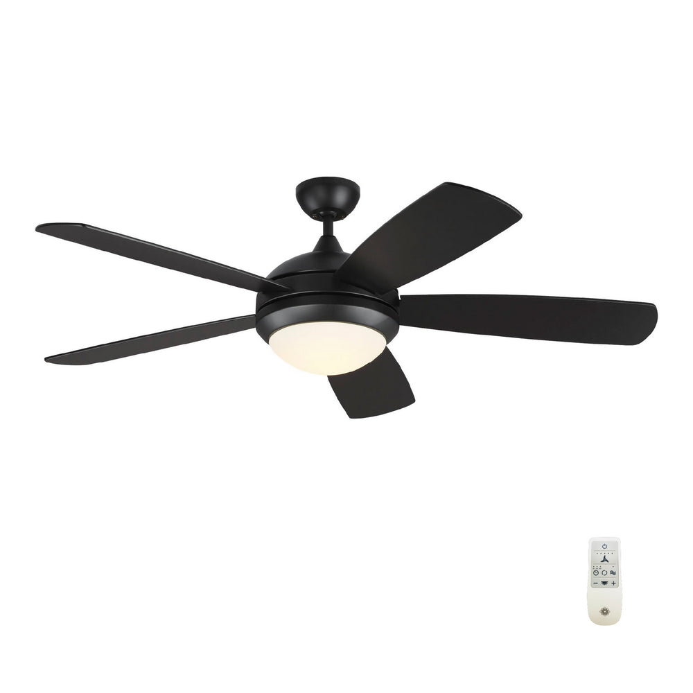 Generation Lighting Canada - 5DISM52MBKD - 52" Ceiling Fan - Discus - Midnight Black