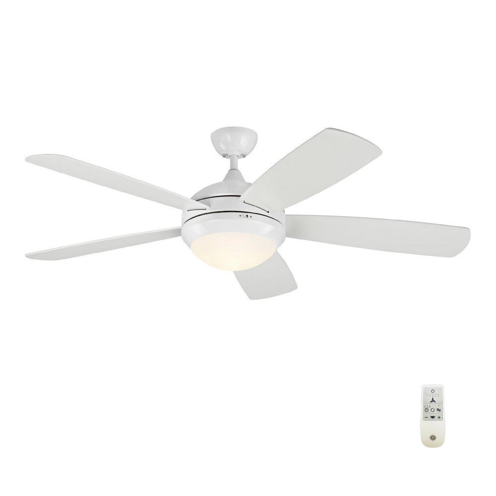 Generation Lighting Canada - 5DISM52RZWD - 52" Ceiling Fan - Discus - Matte White