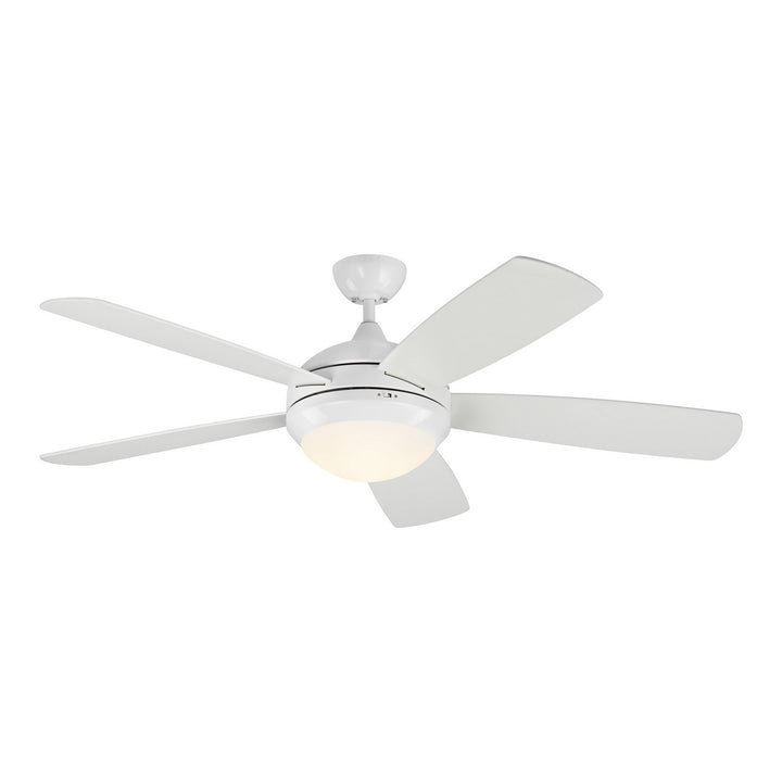 Discus 52" Ceiling Fan in Matte White - available from The Lighting Shoppe, trusted by Canadian homeowners