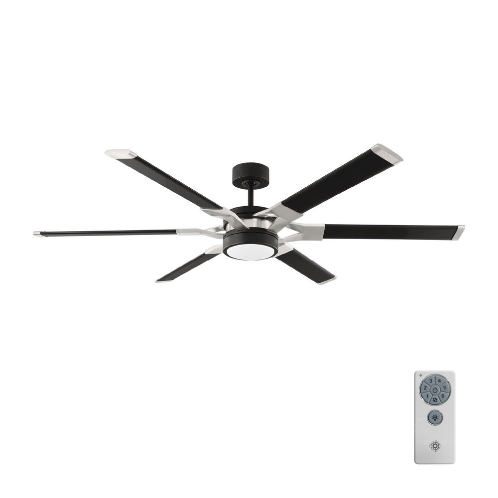 Visual Comfort Fan Canada - 6LFR62MBKD - 62"Ceiling Fan - Loft - Midnight Black
