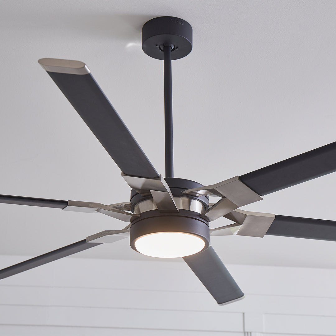 Visual Comfort Fan Canada - 6LFR62MBKD - 62" Ceiling Fan - Loft - Midnight Black