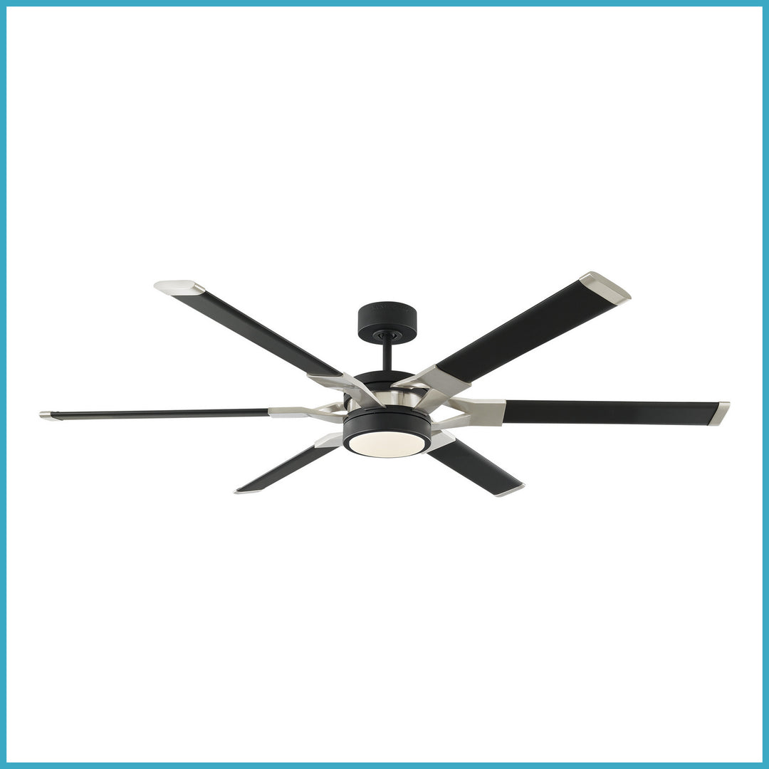 Loft 62"Ceiling Fan in Midnight Black - available from The Lighting Shoppe, trusted by Canadian homeowners