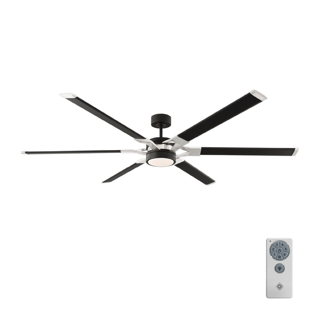 Visual Comfort Fan Canada - 6LFR72MBKD - 72"Ceiling Fan - Loft - Midnight Black