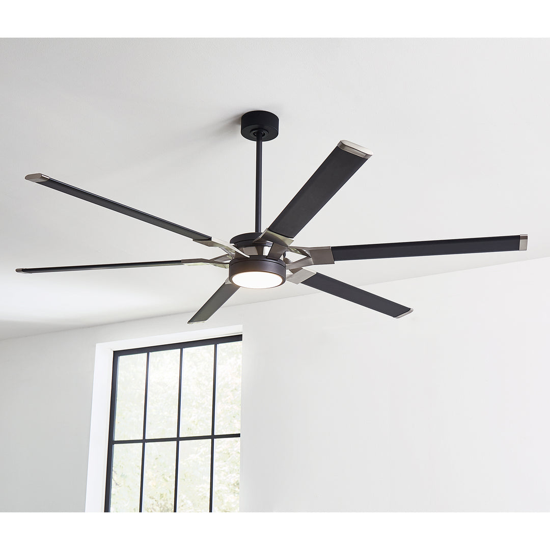 Visual Comfort Fan Canada - 6LFR72MBKD - 72"Ceiling Fan - Loft - Midnight Black