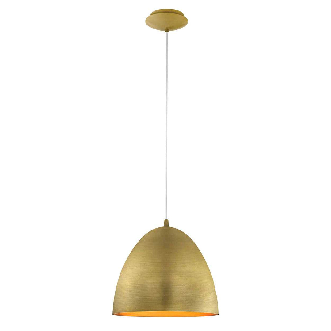 Coretto One Light Pendant in Brushed Gold Eglo Canada