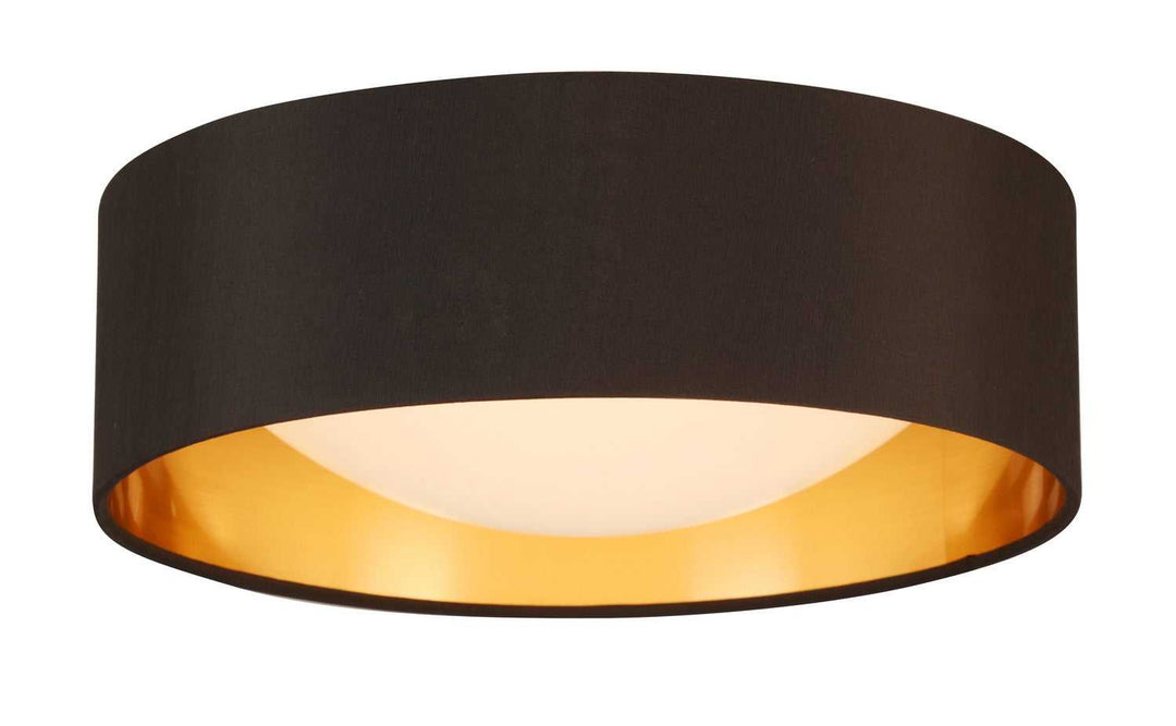 Orme LED Ceiling Mount in Black/Gold Eglo Canada