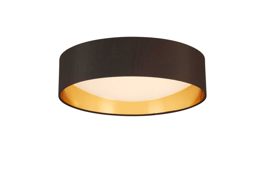 Orme LED Ceiling Mount in Black/Gold Eglo Canada