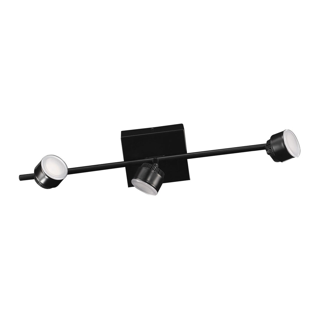 Armento LED Fixed Track Light in Black Eglo Canada