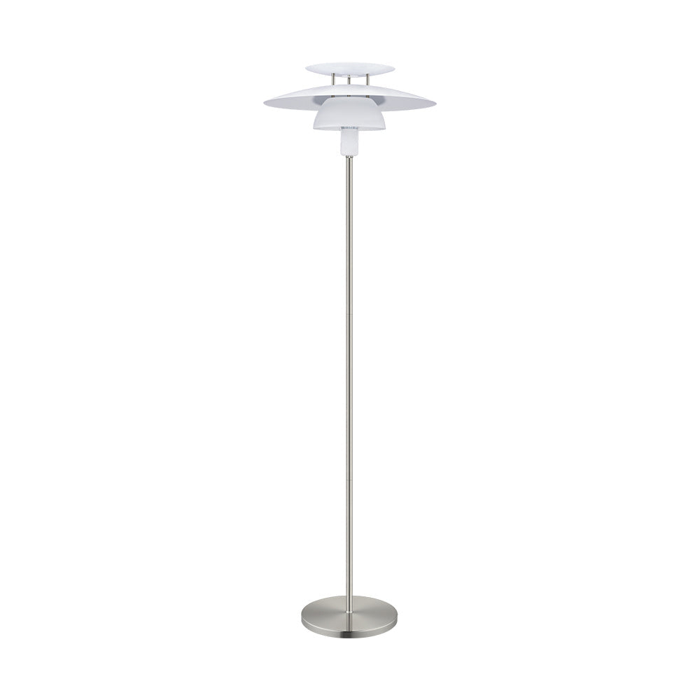 Eglo Canada - 98389A - One Light Floor Lamp - Brenda - Satin Nickel