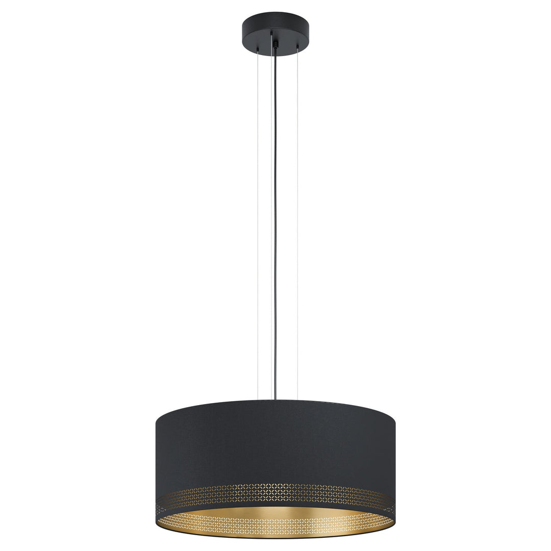 Esteperra One Light Pendant in Black Eglo Canada