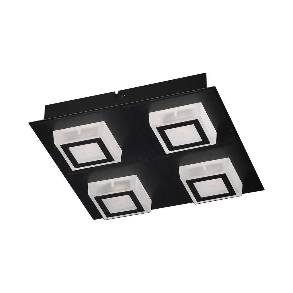 Masiano 1 LED Ceiling Mount in Black Eglo Canada