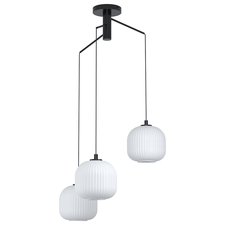 Eglo Canada - 99368A - Three Light Pendant - Mantunalle - Black