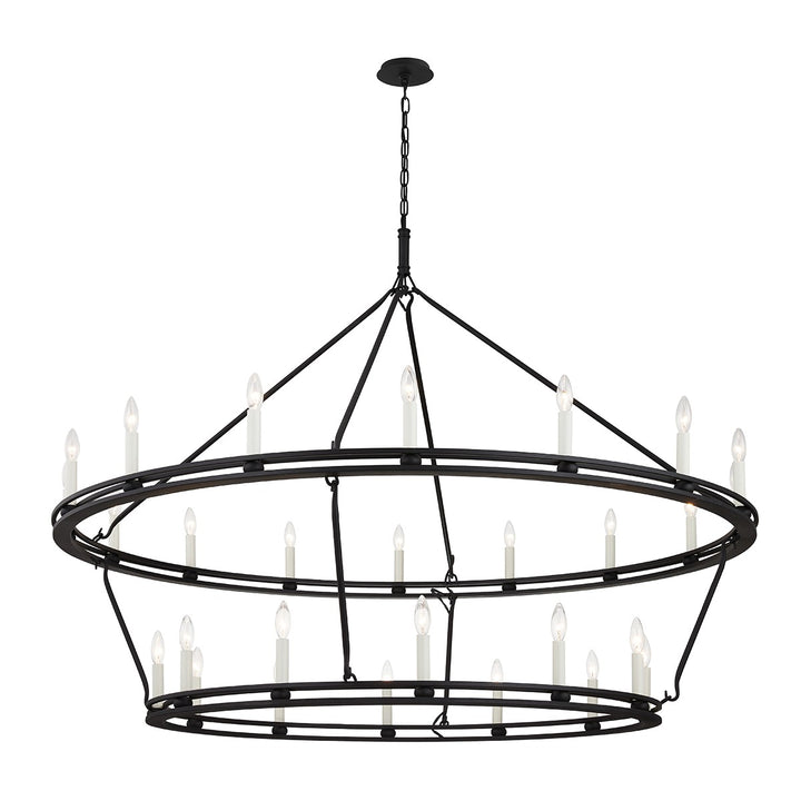 Troy Lighting Canada - F6235-TBK - 28 Light Chandelier - Sutton - Texture Black