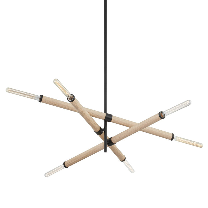 Troy Lighting Canada - F6706-SBK - Six Light Chandelier - Cruiz - Soft Black