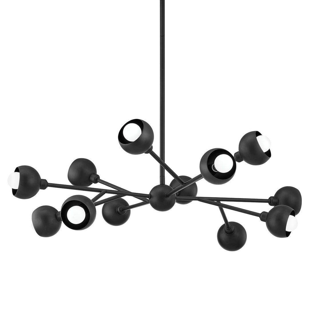 Troy Lighting Canada - F7412-SBK - 12 Light Chandelier - Colt - Soft Black