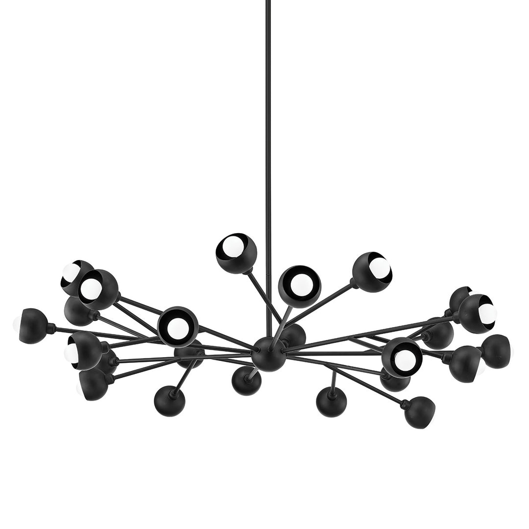 Colt 24 Light Chandelier in Soft Black - available from The Lighting Shoppe, trusted by Canadian homeowners