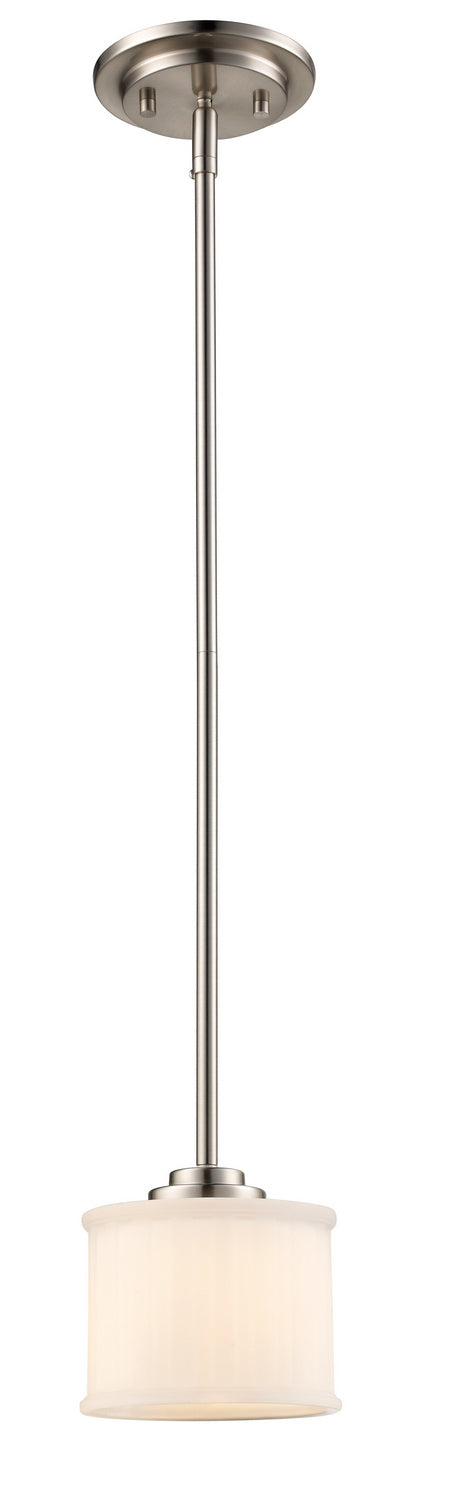 Cahill One Light Mini Pendant in Brushed Nickel - available from The Lighting Shoppe, trusted by Canadian homeowners
