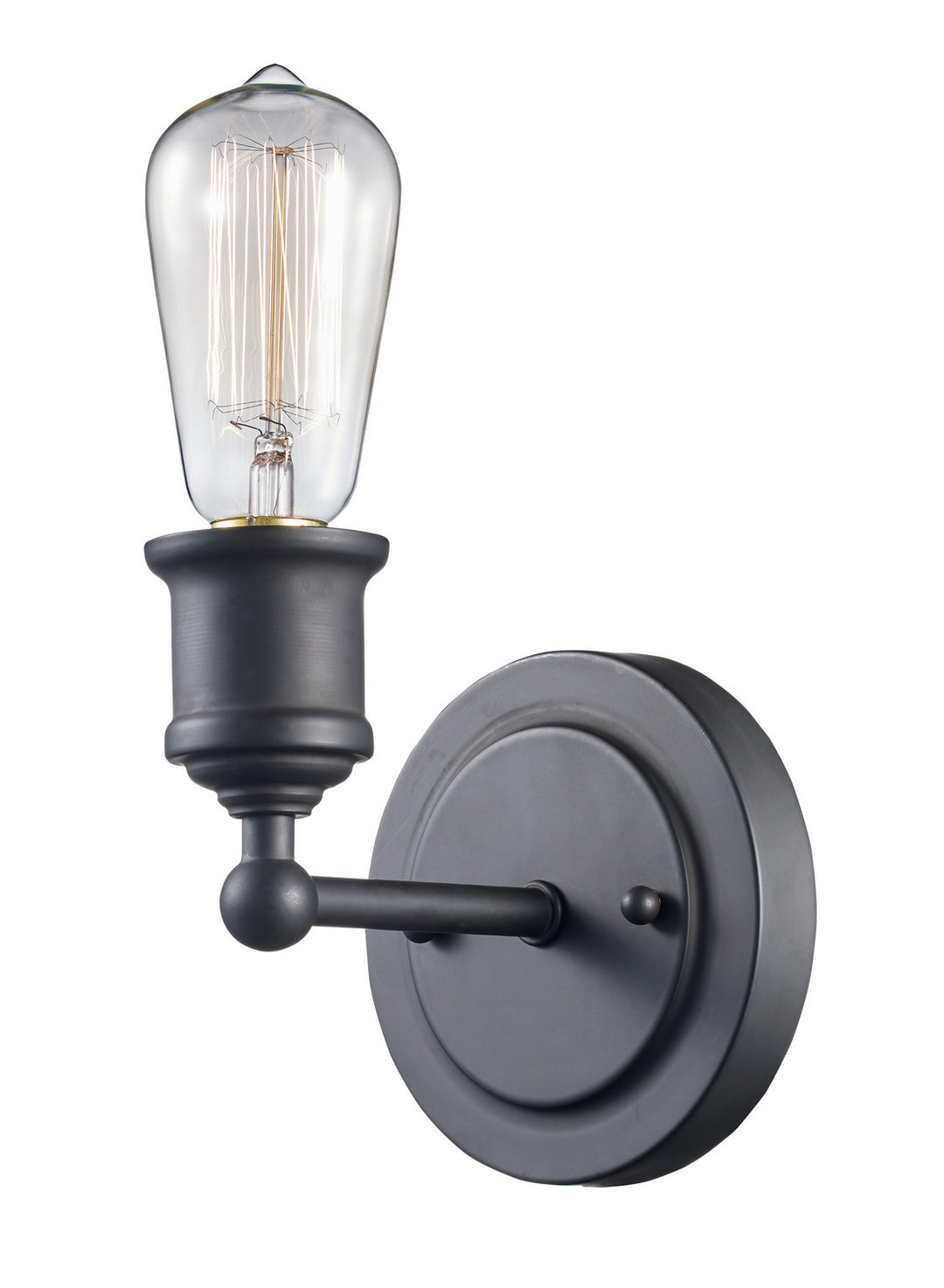 Underwood One Light Wall Sconce in Rubbed Oil Bronze - available from The Lighting Shoppe, trusted by Canadian homeowners